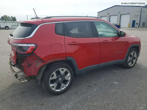 2021 Jeep Compass Limited VIN 3C4NJCCB8MT559368 фото 3