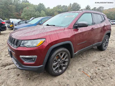 2021 Jeep Compass 80Th Edition VIN 3C4NJDEB2MT583863 фото 1
