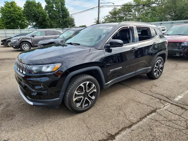 3C4NJDCB0NT193395 Jeep Compass 2022 — повреждение Вандализм, фото до ремонта