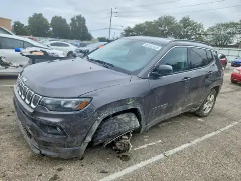 3C4NJDBB4NT124338 — 2022 Jeep Compass, Передня частина (Front End), фото до ремонту