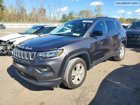 2022 Jeep Compass Latitude VIN 3C4NJDBBXNT124859 фото 1