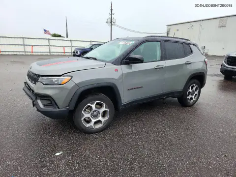 2022 Jeep Compass Trailhawk VIN 3C4NJDDB0NT200098 фото 1