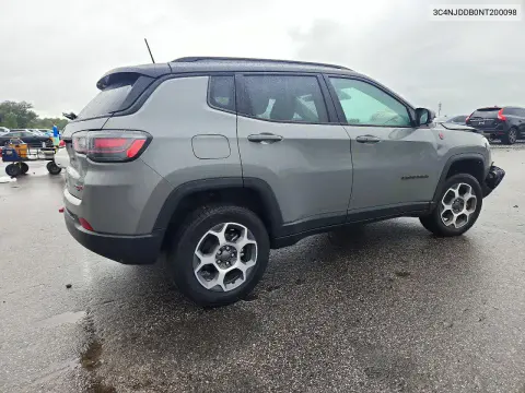 2022 Jeep Compass Trailhawk VIN 3C4NJDDB0NT200098 фото 3