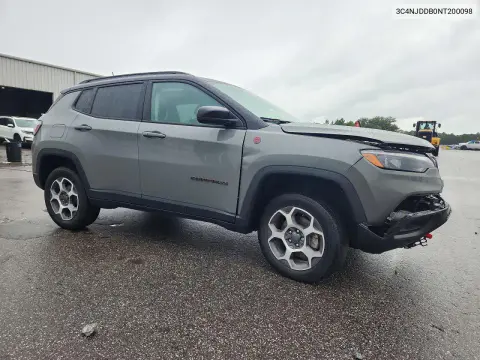 2022 Jeep Compass Trailhawk VIN 3C4NJDDB0NT200098 фото 4