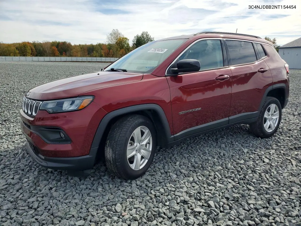 2022 Jeep Compass Latitude VIN 3C4NJDBB2NT154454 фото 1