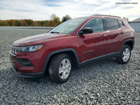 2022 Jeep Compass Latitude VIN 3C4NJDBB2NT154454 фото 1