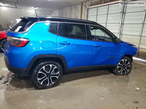 3C4NJDCBXNT172974 — 2022 Jeep Compass, photo 3 from Copart, Side