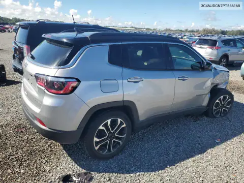 3C4NJDCN7PT566168 — 2023 Jeep Compass, photo 3 from Copart 23.10.2026, Front end