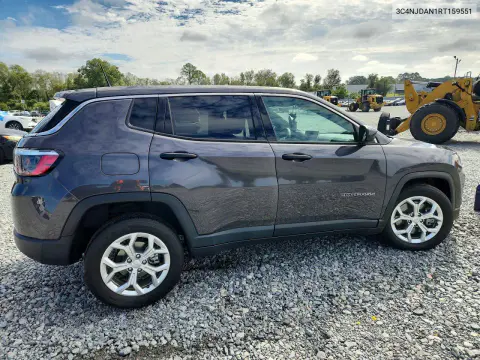 2024 Jeep Compass Sport VIN 3C4NJDAN1RT159551 фото 3
