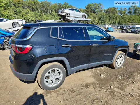 2024 Jeep Compass Sport VIN 3C4NJDAN5RT132532 фото 3