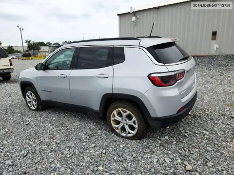 2024 Jeep Compass Latitude VIN 3C4NJDBN6RT113759 фото 2