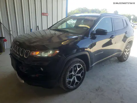 3C4NJDCN6ST576618 — 2025 Jeep Compass, Передняя часть, фото до ремонта