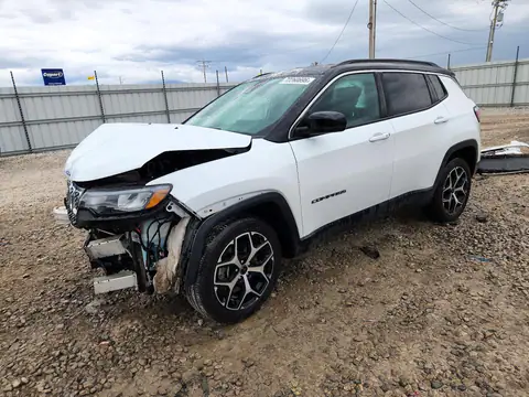 3C4NJDCN2ST580715 — 2025 Jeep Compass, ПЕРЕДНЯЯ ЧАСТЬ, фото до ремонта