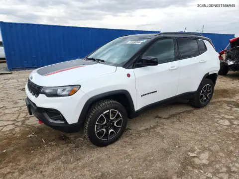 3C4NJDDN0ST556945 — 2025 Jeep Compass, Задняя часть, фото до ремонта