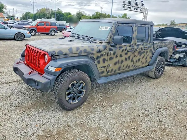 1C6HJTAG1LL166390 — 2020 Jeep Gladiator, Передняя часть (Front End), фото до ремонта