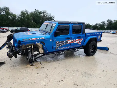 2020 Jeep Gladiator Sport VIN 1C6HJTAG3LL204895 фото 1