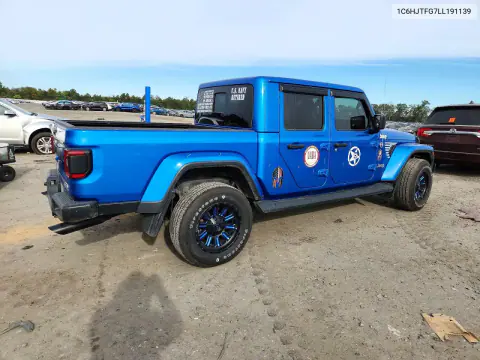 2020 Jeep Gladiator Overland VIN 1C6HJTFG7LL191139 фото 3