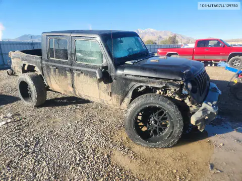 1C6HJTAG7LL129750 — 2020 Jeep Gladiator, фото 4 с аукциона Copart, ПЕРЕДНЯЯ ЧАСТЬ