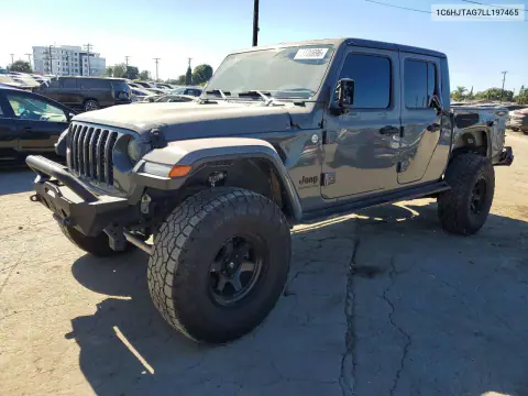 1C6HJTAG7LL197465 — 2020 Jeep Gladiator, Боковая часть, фото до ремонта