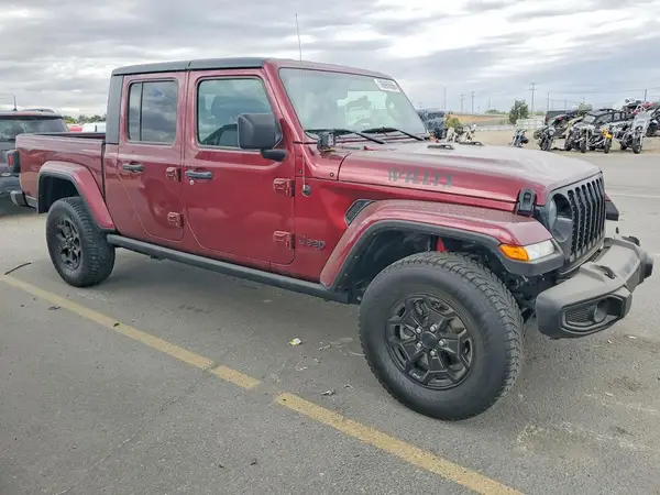 1C6HJTAG4ML608144 — 2021 Jeep Gladiator, photo 4 from Copart, Mechanical damage
