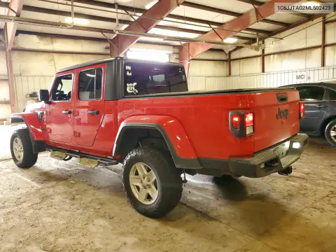 2021 Jeep Gladiator Sport VIN 1C6JJTAG2ML502423 фото 2