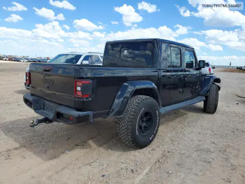2021 Jeep Gladiator Overland VIN 1C6HJTFG7ML550457 фото 3