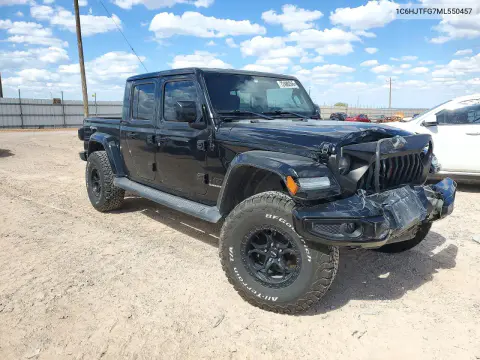2021 Jeep Gladiator Overland VIN 1C6HJTFG7ML550457 фото 4