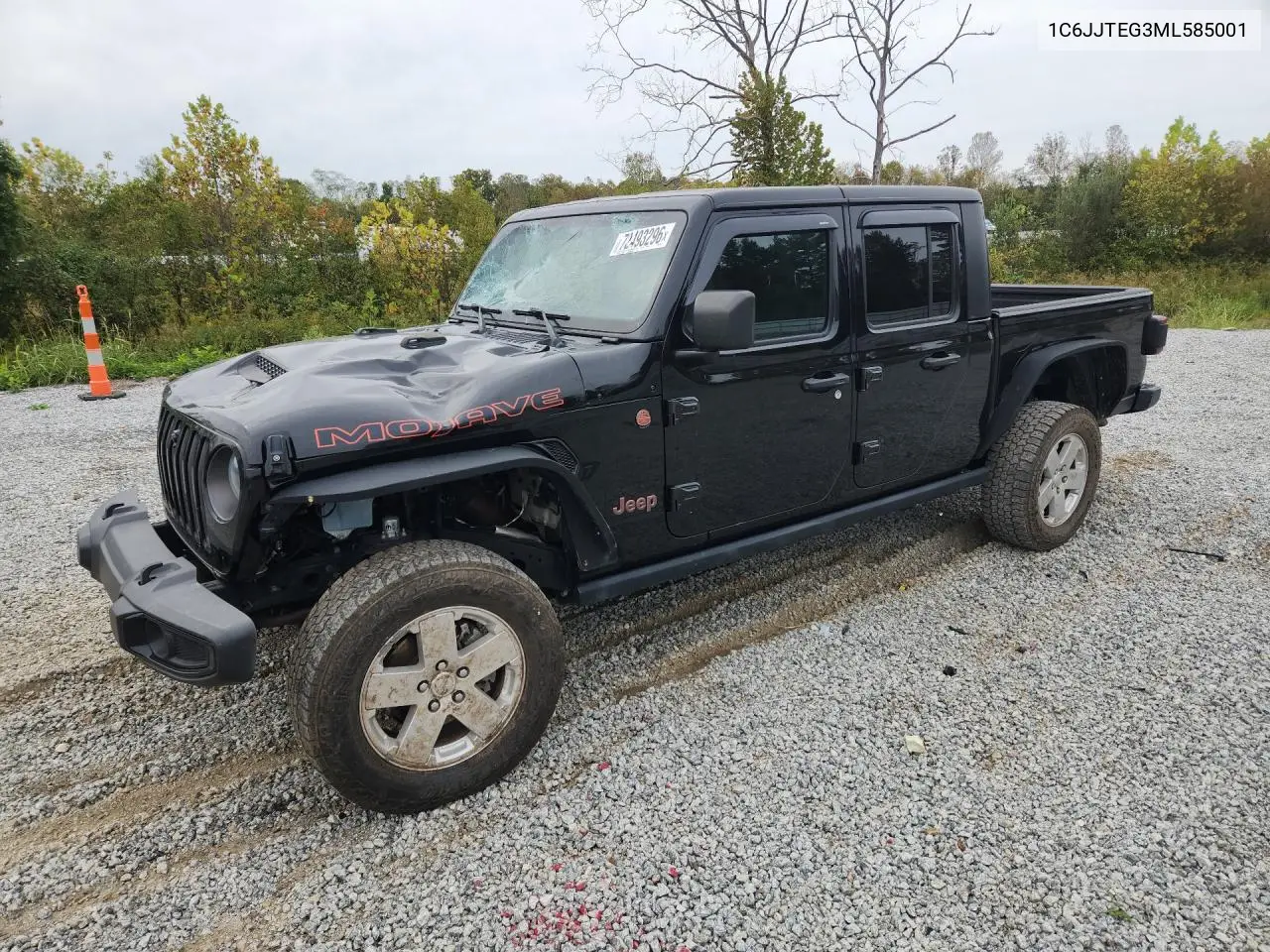 2021 Jeep Gladiator Mojave VIN 1C6JJTEG3ML585001 фото 1