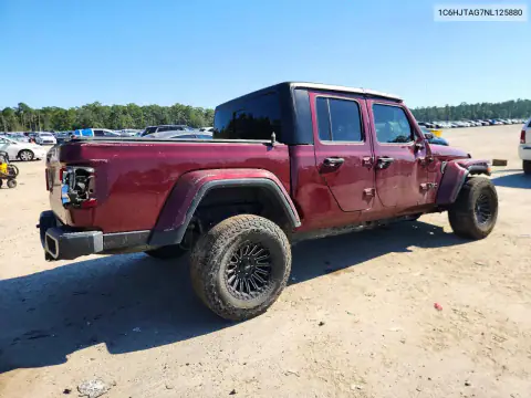 1C6HJTAG7NL125880 — 2022 Jeep Gladiator, photo 3 from Copart, Front end