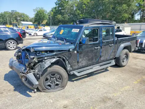 1C6HJTAG7PL524887 — 2023 Jeep Gladiator, Vuelco (Rollover), fotos antes de reparar