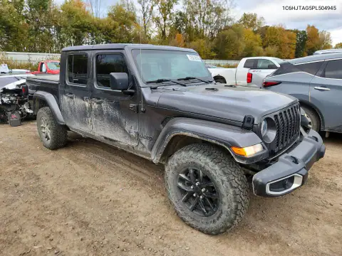1C6HJTAG5PL504945 — 2023 Jeep Gladiator, фото 4 с аукциона Copart, Задняя часть