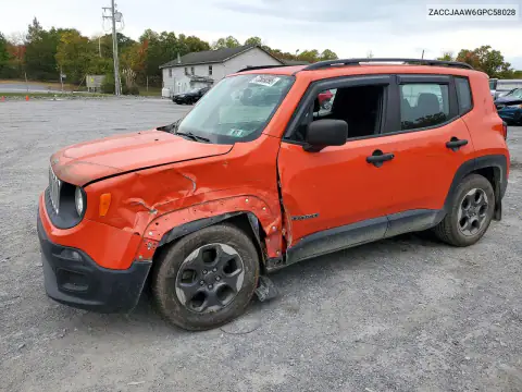 ZACCJAAW6GPC58028 — 2016 Jeep Renegade, Передняя часть, фото до ремонта