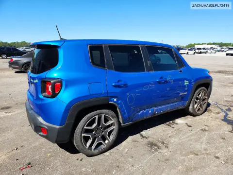 2020 Jeep Renegade Sport VIN ZACNJAAB3LPL72419 фото 3