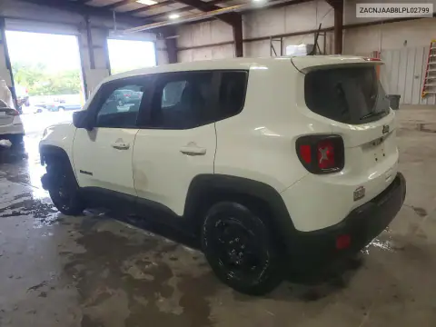 ZACNJAAB8LPL02799 — 2020 Jeep Renegade, ფოტო 2, Copart, წინა ნაწილი