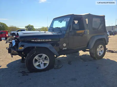 2003 Jeep Wrangler / Tj Rubicon VIN 1J4FA69S23P353506 фото 1