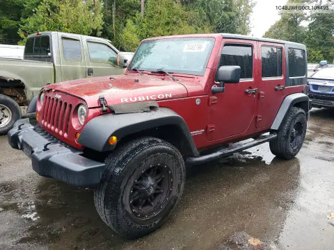 1C4BJWFG0CL109493 — 2012 Jeep Wrangler, Пожар двигателя, фото до ремонта