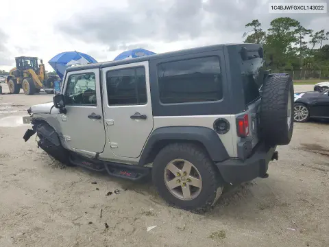 2012 Jeep Wrangler Unlimited Rubicon VIN 1C4BJWFGXCL143022 фото 2