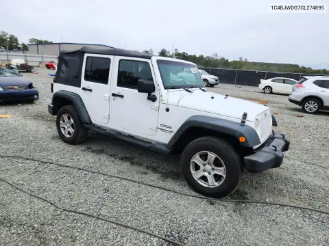2012 Jeep Wrangler Unlimited Sport VIN 1C4BJWDG7CL274895 фото 4