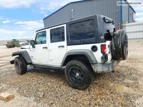2016 Jeep Wrangler Unlimited Sport VIN 1C4BJWDG0GL324798 фото 2