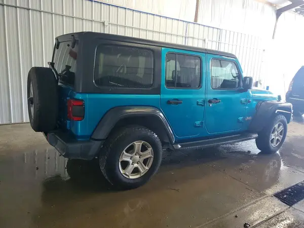 1C4HJXDG9KW615744 — 2019 Jeep Wrangler, zdjęcie 3 z Copart 07.10.2026, Drobne wgniecenia i rysy