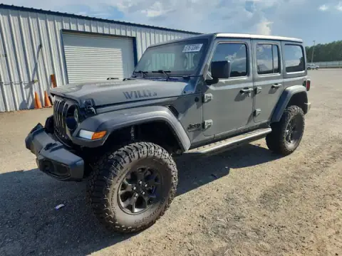 1C4HJXDN3MW741633 — 2021 Jeep Wrangler, Przód (Front End), zdjęć przed naprawą