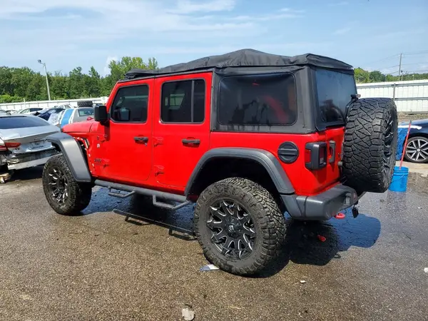 1C4HJXFN7MW726615 — 2021 Jeep Wrangler, photo 2 from Copart, Front end