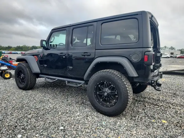 1C4HJXDG2MW803539 — 2021 Jeep Wrangler, photo 2 from Copart, Rear end