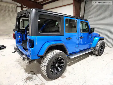 2021 Jeep Wrangler Unlimited Sahara VIN 1C4HJXEG9MW855376 фото 3