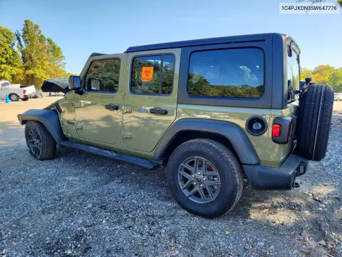 1C4PJXDN3SW647776 — 2025 Jeep Wrangler, foto 2 de Copart 15.10.2026, Parte delantera