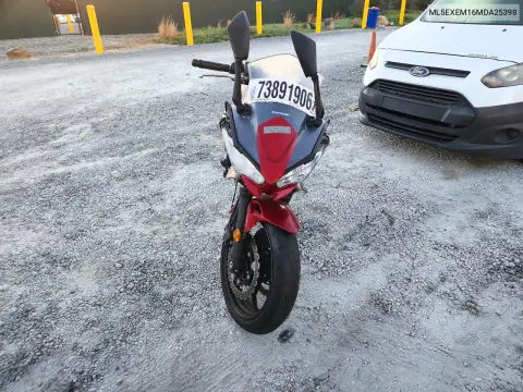 ML5EXEM16MDA25398 — 2021 Kawasaki Ninja, foto 2 de Copart 22.10.2026, Desmontado