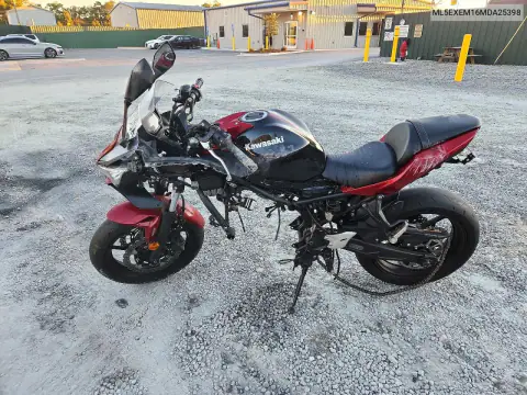ML5EXEM16MDA25398 — 2021 Kawasaki Ninja, foto 3 de Copart 22.10.2026, Desmontado
