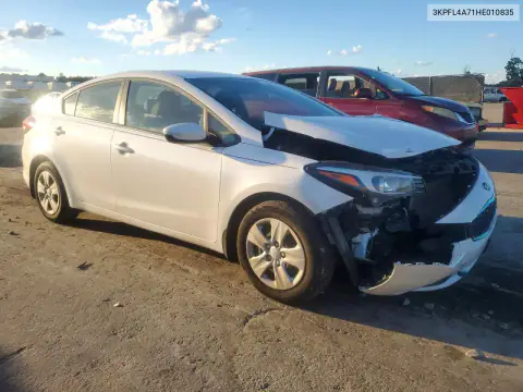3KPFL4A71HE010835 — 2017 Kia Forte, photo 4 from Copart, Front end