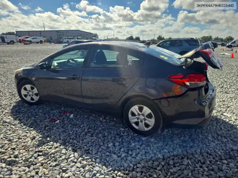 3KPFK4A79HE025442 — 2017 Kia Forte, фото 2 з Copart, Задня частина
