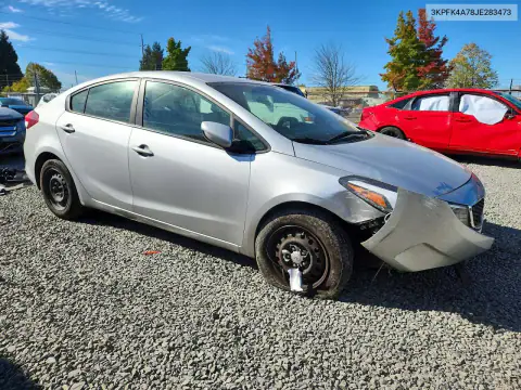 3KPFK4A78JE283473 — 2018 Kia Forte, photo 4 from Copart, Front end